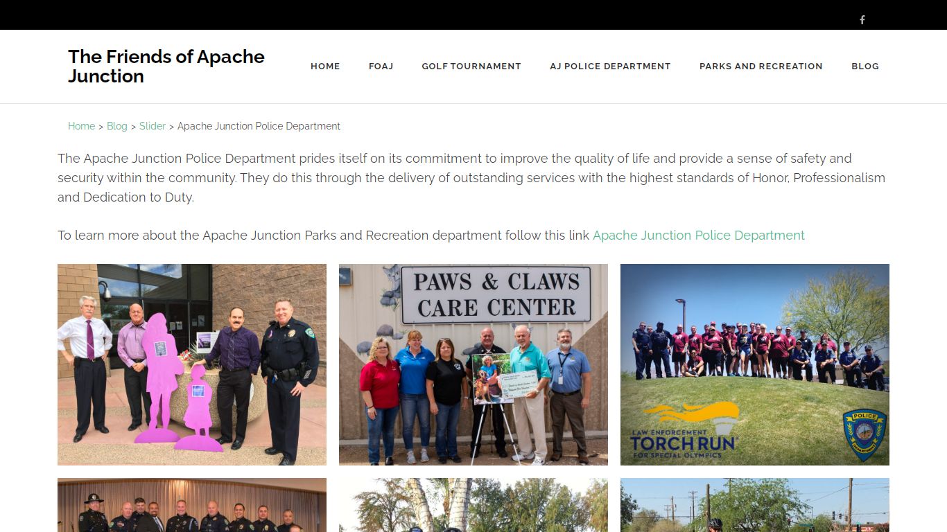 Apache Junction Police Department – The Friends of Apache Junction