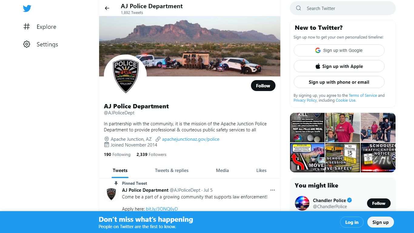 AJ Police Department (@AJPoliceDept) / Twitter